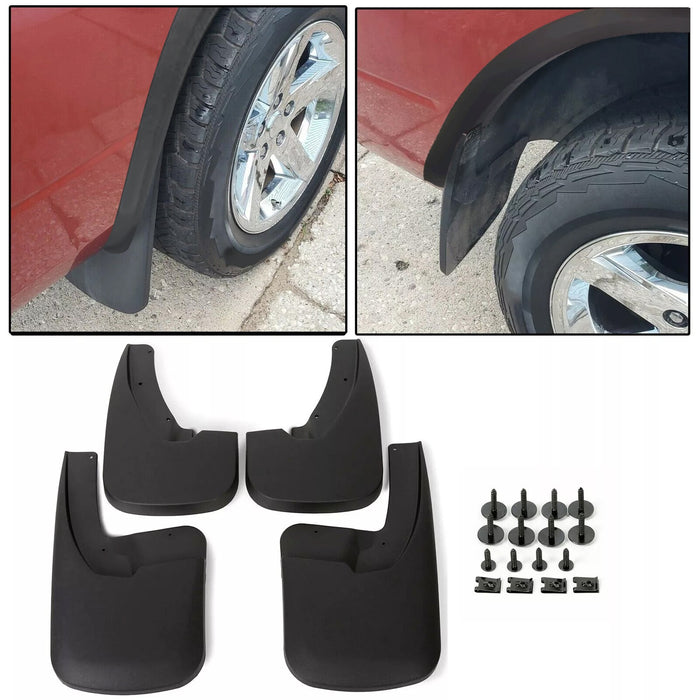 DURAFORCE For 2009-2018 Dodge Ram 1500 2500 3500 Mud Flaps Guards Splash Flares Front Rear