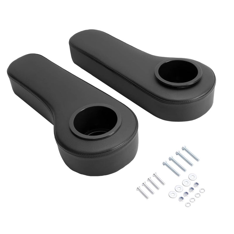 DURAFORCE Pair Of 2 Golf Cart Arm Rest Drink Cup Holder For EZGO/Club Car/Yamaha Rear Seat