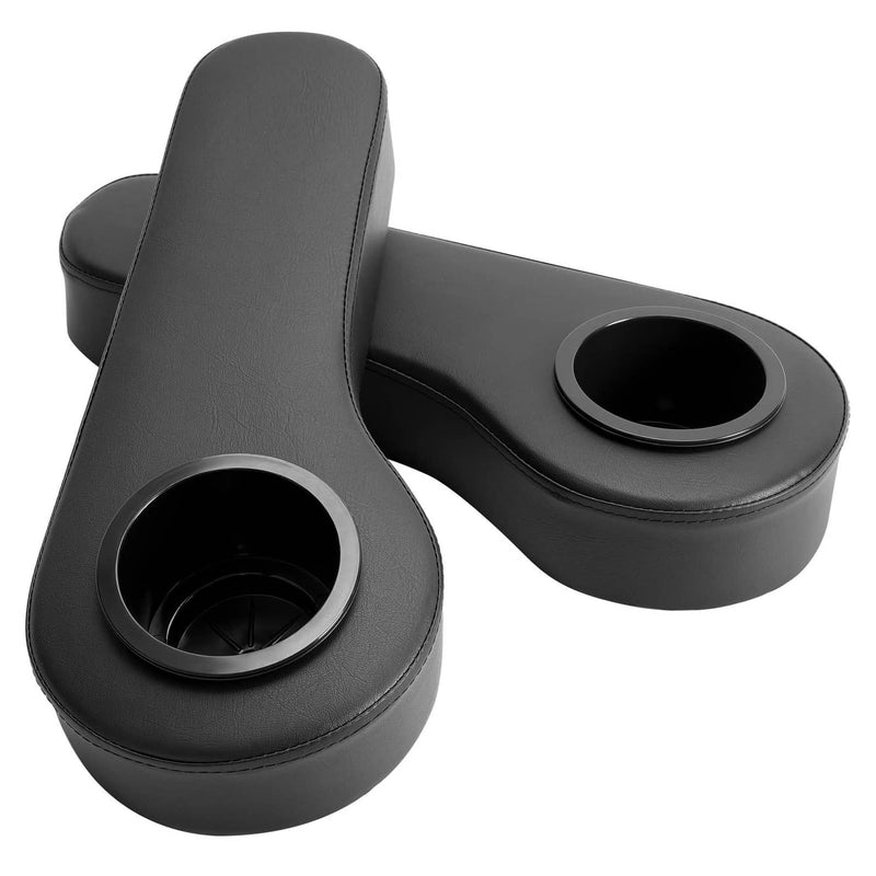 DURAFORCE Pair Of 2 Golf Cart Arm Rest Drink Cup Holder For EZGO/Club Car/Yamaha Rear Seat