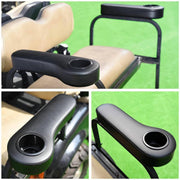 DURAFORCE Pair Of 2 Golf Cart Arm Rest Drink Cup Holder For EZGO/Club Car/Yamaha Rear Seat