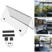 DURAFORCE Folding Golf Cart Clear Windshield For EZGO TXT Medalist 1994-2014 2013