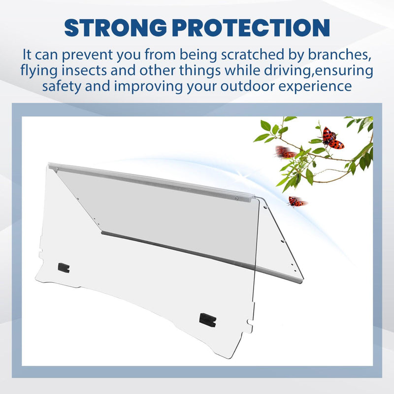 DURAFORCE Folding Golf Cart Clear Windshield For EZGO TXT Medalist 1994-2014 2013