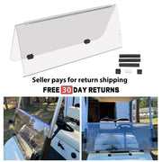 DURAFORCE For Yamaha G14 G16 G19 Clear PC Folding Windshield 1995-03 Golf Cart Part