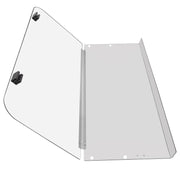 DURAFORCE For Yamaha G14 G16 G19 Clear PC Folding Windshield 1995-03 Golf Cart Part