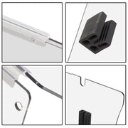 DURAFORCE For Yamaha G14 G16 G19 Clear PC Folding Windshield 1995-03 Golf Cart Part
