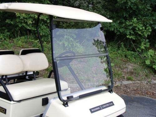 DURAFORCE For Yamaha G14 G16 G19 Clear PC Folding Windshield 1995-03 Golf Cart Part