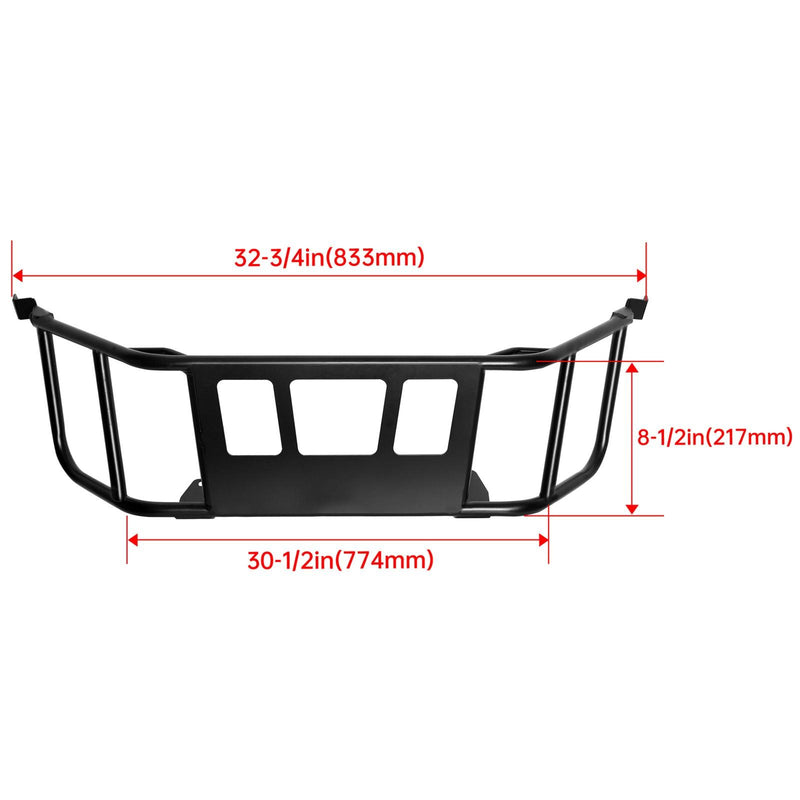 DURAFORCE Steel Bed Enclosure Luggage Rack For Honda Talon 1000R / 1000X 2019+ Black