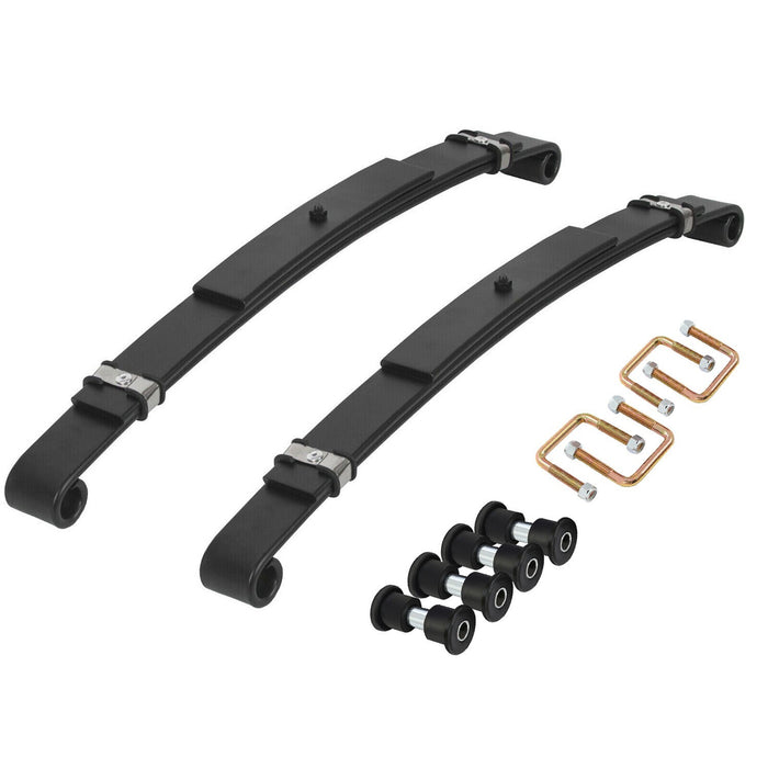 DURAFORCE Heavy Duty Rear Leaf Springs For EZGO TXT GAS 1996-2013 Golf Cart (Set of 2)