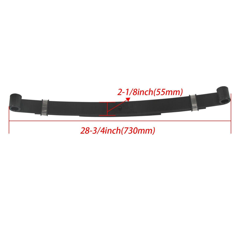 DURAFORCE Heavy Duty Rear Leaf Springs For EZGO TXT GAS 1996-2013 Golf Cart (Set of 2)