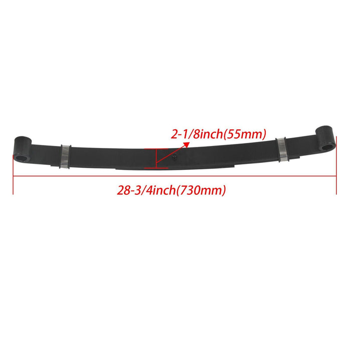 DURAFORCE Heavy Duty Rear Leaf Springs For EZGO TXT GAS 1996-2013 Golf Cart (Set of 2)