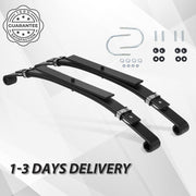 DURAFORCE Golf Cart Rear Leaf Springs Bushing Heavy Duty 3 Leaf For Club Car DS 1981 1982+
