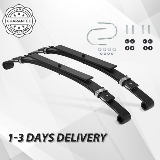 DURAFORCE Golf Cart Rear Leaf Springs Bushing Heavy Duty 3 Leaf For Club Car DS 1981 1982+