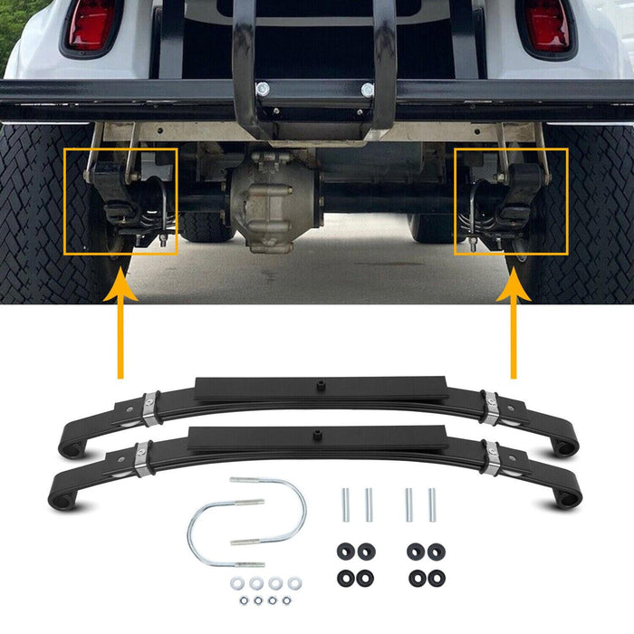 DURAFORCE Golf Cart Rear Leaf Springs Bushing Heavy Duty 3 Leaf For Club Car DS 1981 1982+
