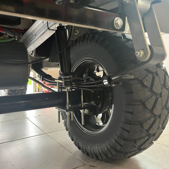 DURAFORCE Golf Cart Rear Leaf Springs Bushing Heavy Duty 3 Leaf For Club Car DS 1981 1982+