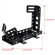 DURAFORCE Dirt Bike Motorcycle Wheel Stop Chock Upright Stand w/ Mounting Kit Tire Rack