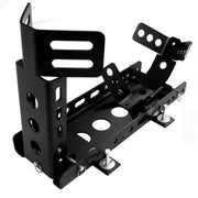 DURAFORCE Dirt Bike Motorcycle Wheel Stop Chock Upright Stand w/ Mounting Kit Tire Rack
