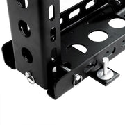DURAFORCE Dirt Bike Motorcycle Wheel Stop Chock Upright Stand w/ Mounting Kit Tire Rack