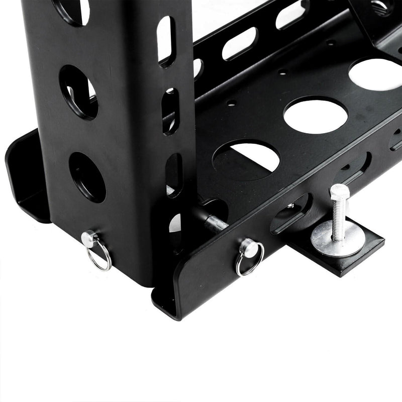 DURAFORCE Dirt Bike Motorcycle Wheel Stop Chock Upright Stand w/ Mounting Kit Tire Rack