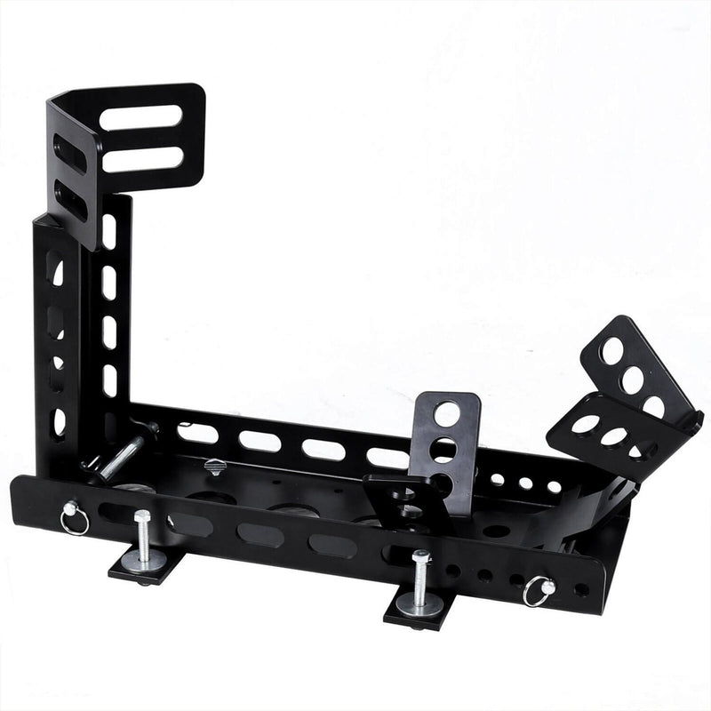 DURAFORCE Dirt Bike Motorcycle Wheel Stop Chock Upright Stand w/ Mounting Kit Tire Rack