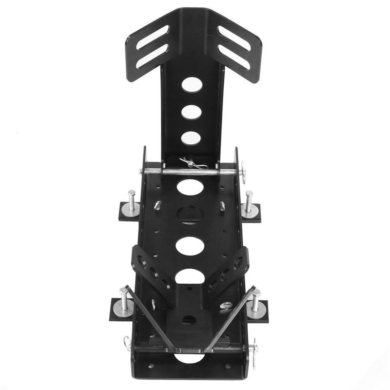 DURAFORCE Dirt Bike Motorcycle Wheel Stop Chock Upright Stand w/ Mounting Kit Tire Rack