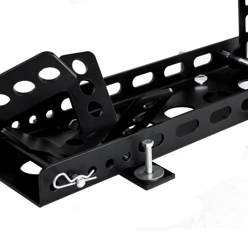 DURAFORCE Dirt Bike Motorcycle Wheel Stop Chock Upright Stand w/ Mounting Kit Tire Rack