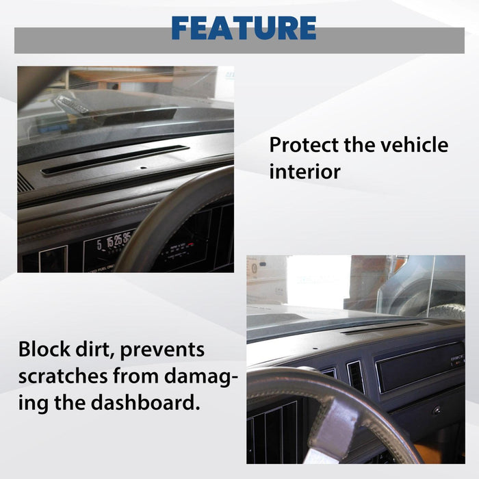 DURAFORCE For 1978-1987 Buick Regal Grand National Upper Dash Panel Replace 25520629 Gray