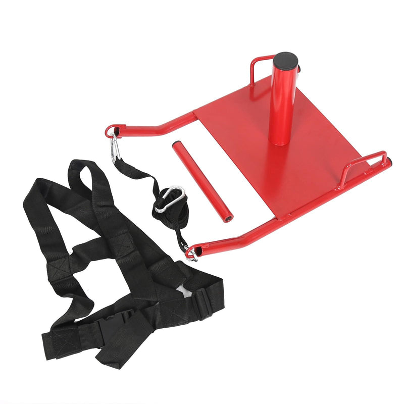 DURAFORCE Weight Sled Push Pull Heavy High Training Fitness HD Power Speed Sled w/Harness