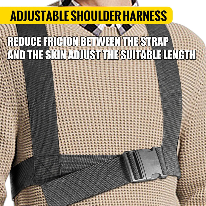 DURAFORCE Weight Sled Push Pull Heavy High Training Fitness HD Power Speed Sled w/Harness