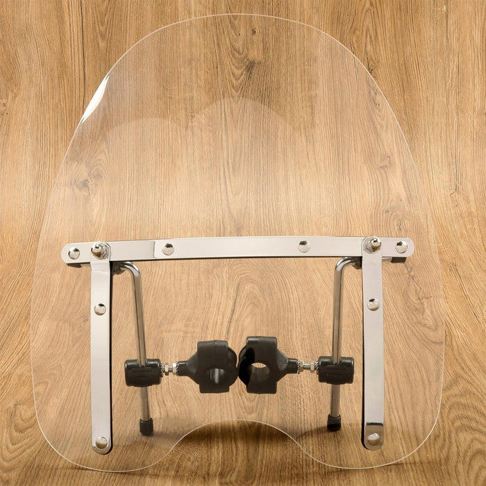 DURAFORCE 18"x16" Clear Windshield Windscreen For Suzuki Savage Intruder Volusia Boulevard