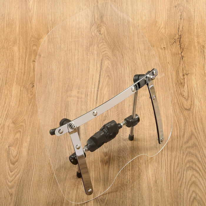 DURAFORCE 18"x16" Clear Windshield Windscreen For Suzuki Savage Intruder Volusia Boulevard