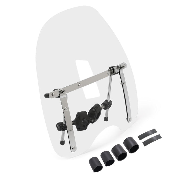 DURAFORCE 18"x16" Clear Windshield Windscreen For Suzuki Savage Intruder Volusia Boulevard