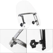 DURAFORCE 18"x16" Clear Windshield Windscreen For Suzuki Savage Intruder Volusia Boulevard