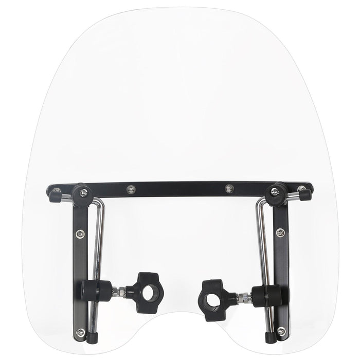 DURAFORCE 18"x16" Clear Windshield Windscreen For Suzuki Savage Intruder Volusia Boulevard