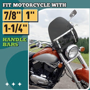 DURAFORCE Tinted Windshield For Honda Magna Shadow 600 750 1100 Spirit Sabre VT C2 18"x16"