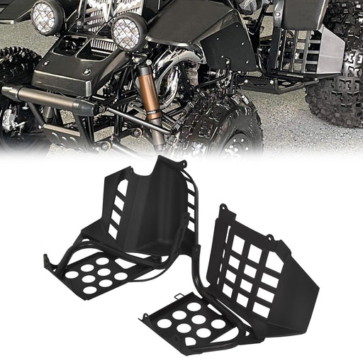 DURAFORCE Heel Guards Footrest For Yamaha Banshee YFZ350 Left + Right Nerf Bars 1987-2006
