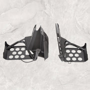 DURAFORCE Heel Guards Footrest For Yamaha Banshee YFZ350 Left + Right Nerf Bars 1987-2006