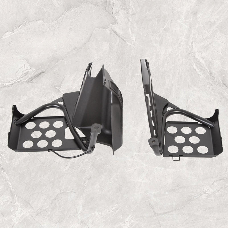 DURAFORCE Heel Guards Footrest For Yamaha Banshee YFZ350 Left + Right Nerf Bars 1987-2006
