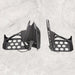DURAFORCE Heel Guards Footrest For Yamaha Banshee YFZ350 Left + Right Nerf Bars 1987-2006