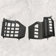 DURAFORCE Heel Guards Footrest For Yamaha Banshee YFZ350 Left + Right Nerf Bars 1987-2006
