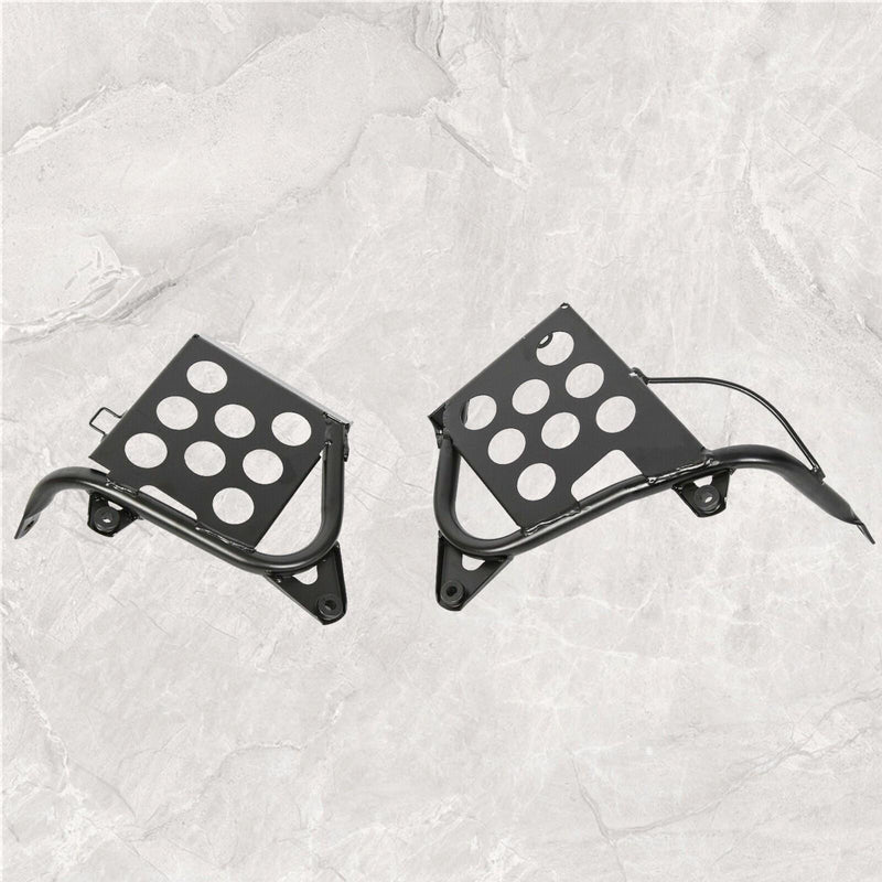 DURAFORCE Heel Guards Footrest For Yamaha Banshee YFZ350 Left + Right Nerf Bars 1987-2006