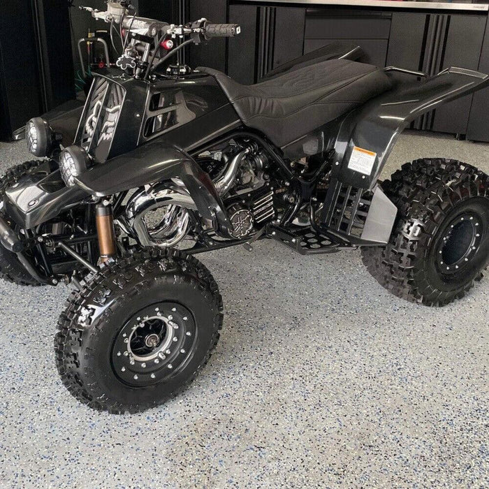 DURAFORCE Heel Guards Footrest For Yamaha Banshee YFZ350 Left + Right Nerf Bars 1987-2006