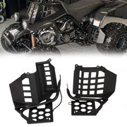 DURAFORCE Heel Guards Footrest For Yamaha Banshee YFZ350 Left + Right Nerf Bars 1987-2006
