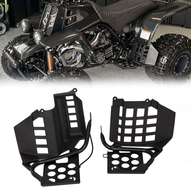 DURAFORCE Heel Guards Footrest For Yamaha Banshee YFZ350 Left + Right Nerf Bars 1987-2006