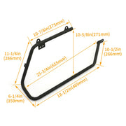 DURAFORCE Hard Saddlebag Conversion Brackets mount Kit For Harley Davidson Sportster 04-14
