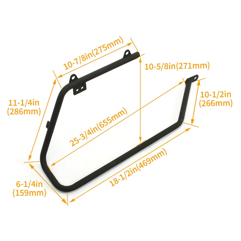DURAFORCE Hard Saddlebag Conversion Brackets mount Kit For Harley Davidson Sportster 04-14