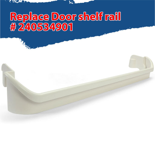 DURAFORCE For 240534901 Ref Door Shelf Rack Bar for Frigidaire AP3214630 PS734935