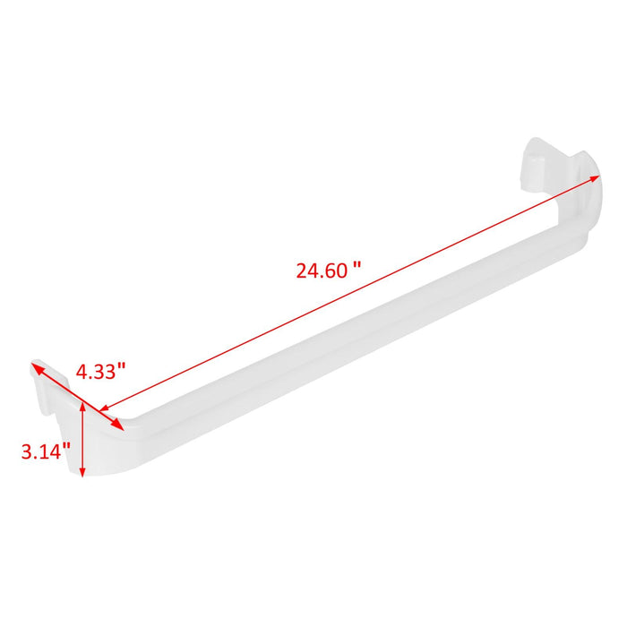 DURAFORCE For 240534901 Ref Door Shelf Rack Bar for Frigidaire AP3214630 PS734935
