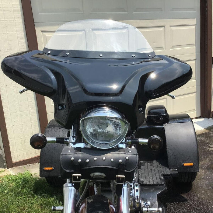 DURAFORCE For Harley Kawasaki Honda Motorcycle Universal Front Fairing Batwing Windshield