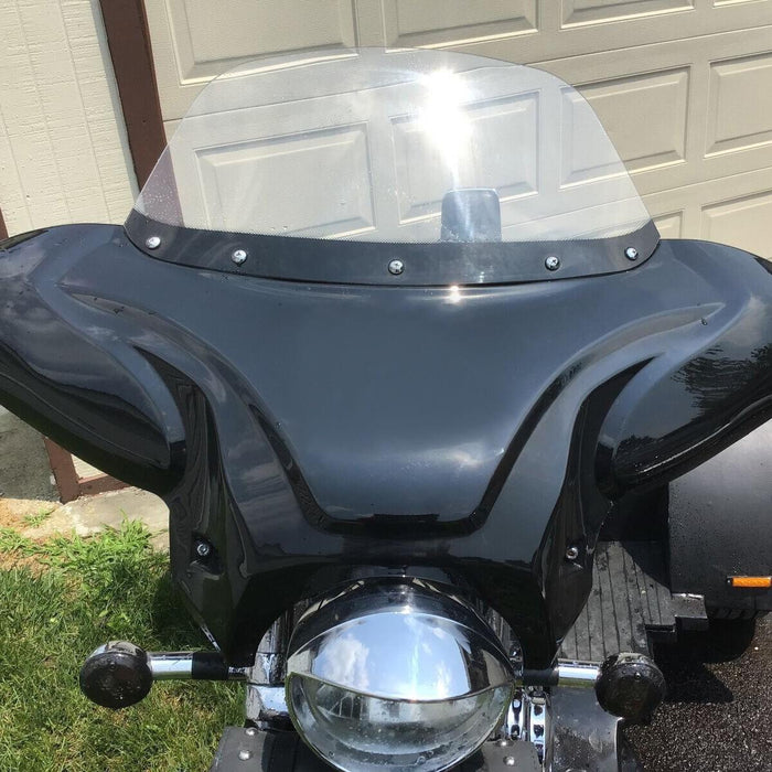 DURAFORCE For Harley Kawasaki Honda Motorcycle Universal Front Fairing Batwing Windshield