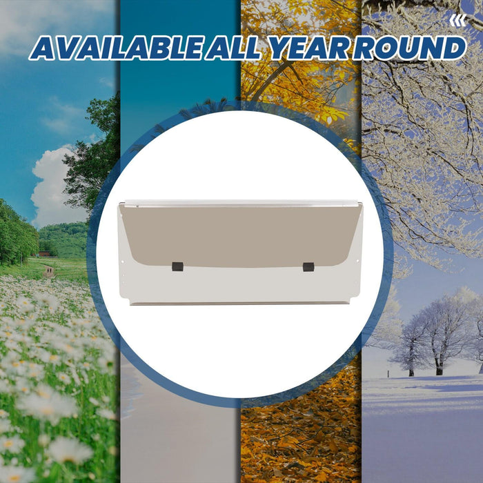 DURAFORCE For 1982-2000.5 Club Car DS Folding Smoke Tinted Golf Cart Windshield Windscreen